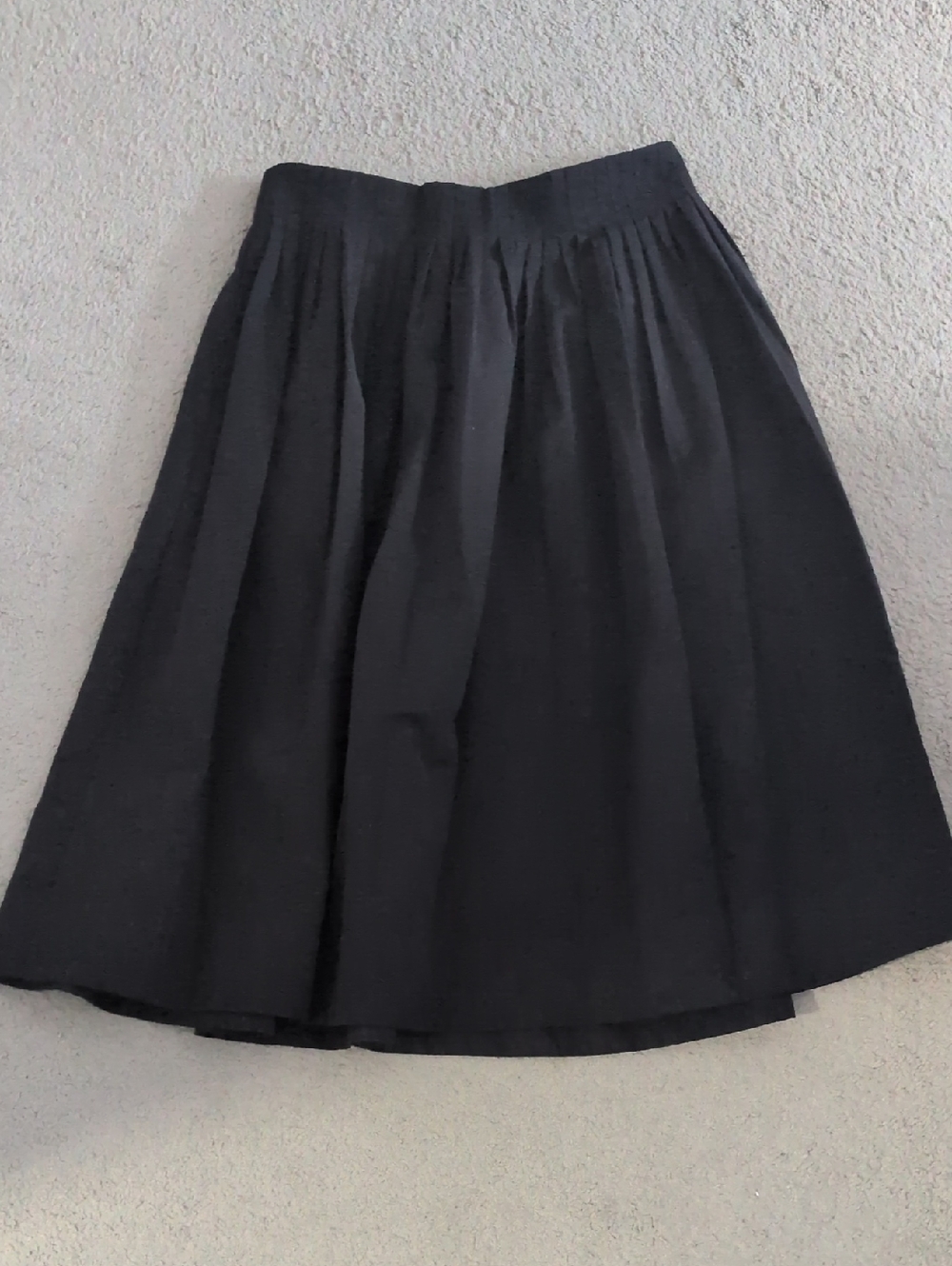 Banana Republic Black Gathered A-Line Skirt